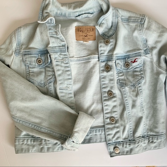 Hollister Jackets & Blazers - Cropped Denim Jacket! | Holister